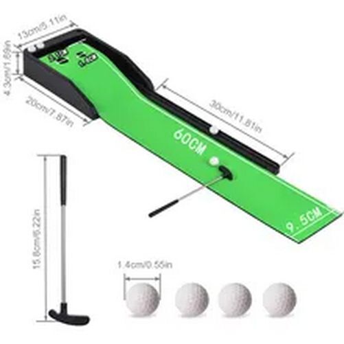 Putting Green Indoor Set Golf Putting Green Mat Improve Accuracy And Speed Mini