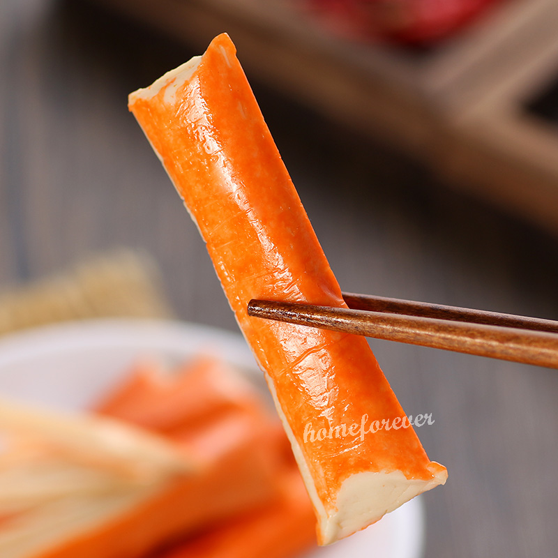 Haixin Bbq Flavored Crab Sticks 14g X 20 Bags 中国零食 休闲食品 手撕蟹柳棒 海欣手撕蟹柳 烧烤味