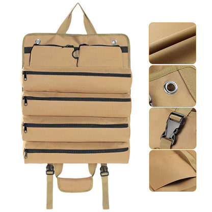 Portable Outdoor Hanging Foldable Tool Storage Kit Hardware Tool Handbag Camping