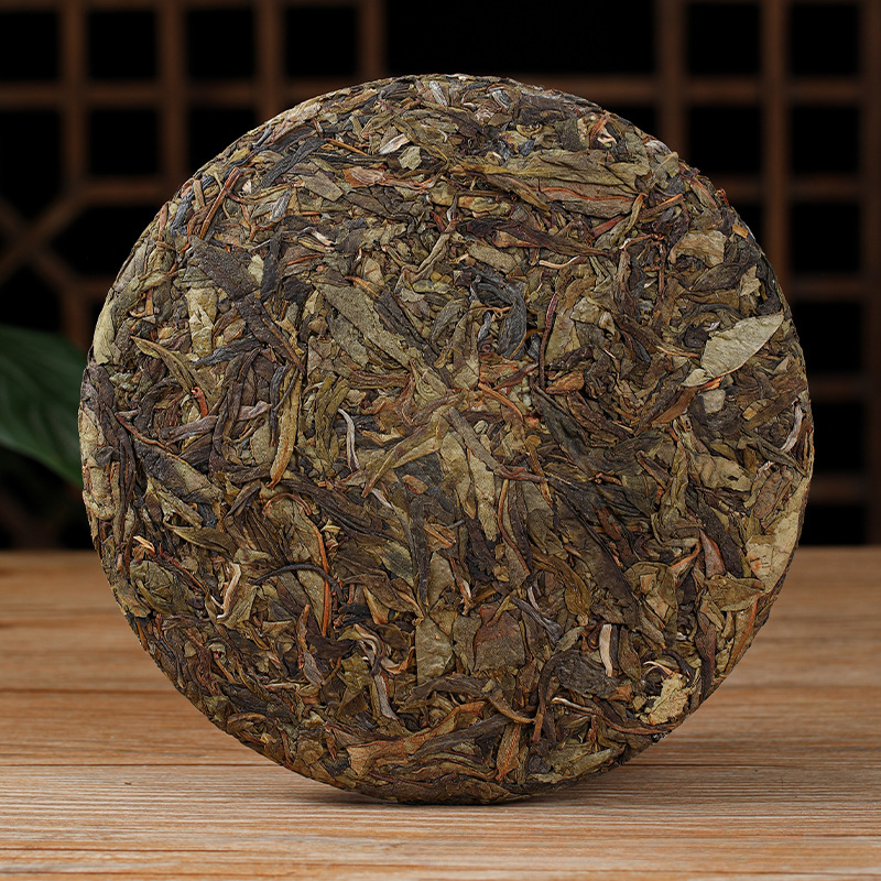 357g Iceland Pu-erh Raw Tea Cake Yunnan Bingdao Puerh Sheng Tea Pu'er Green Tea