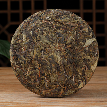 357g Iceland Pu-erh Raw Tea Cake Yunnan Bingdao Puerh Sheng Tea Pu'er Green Tea