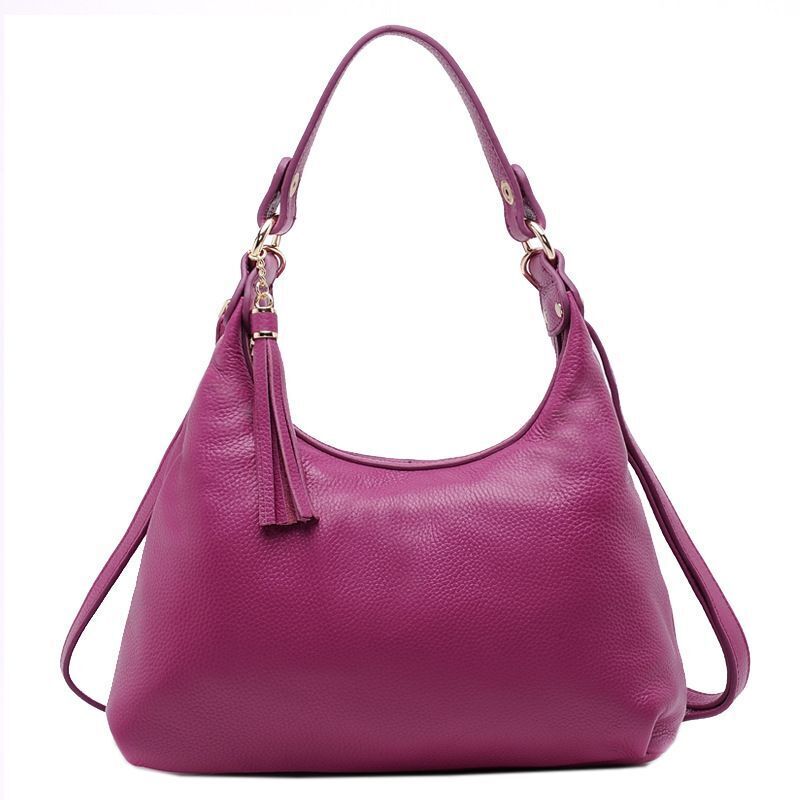 Luxury Handbags Genuine Leather Messenger Bags Tassel Crossbody Bag 29*8*27 CM