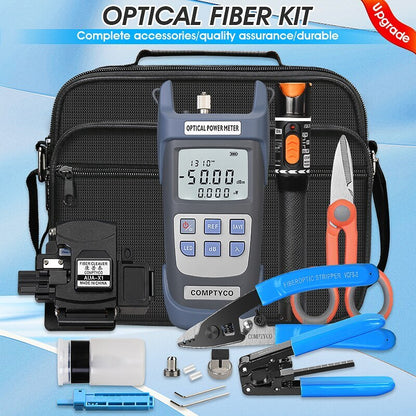 FTTH Fiber Optic Tool Kit Fiber Optical Power Meter 10mW Visual Fault Locator
