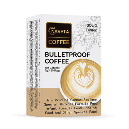 7g*10bags Light Fast and Full White Coffee Bulletproof Coffee Healthy Drink