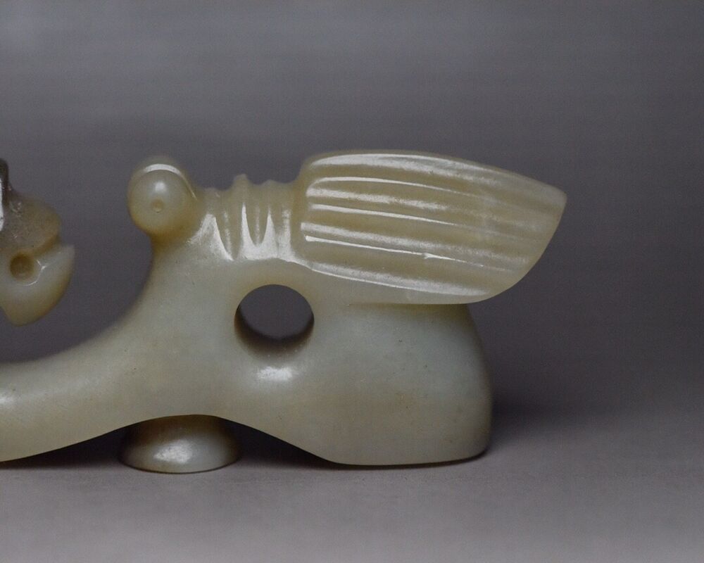 Chinese Natural Hetian Jade Hand Carving Exquisite Unique Statue Figurines Rare