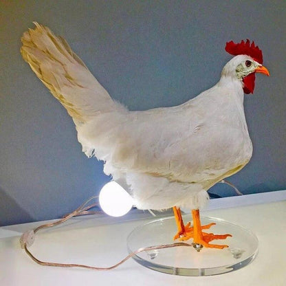 Taxidermy Chicken Eggs Lamp Ranch Farm Country-style Taxidermy Eggs Lamp New