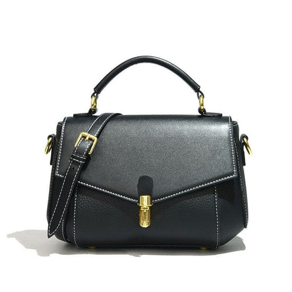 Messenger Handbag Genuine Leather Shell Vintage Purses Shoulder Bags 24*15*6 CM