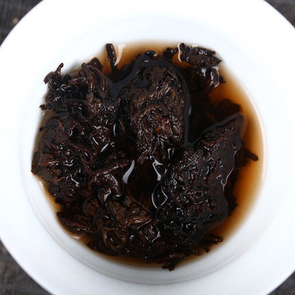 Dark Tea Yunnan Puerh Tea Spring Tea Head Golden Bud Ripe Tea 500g loose tea
