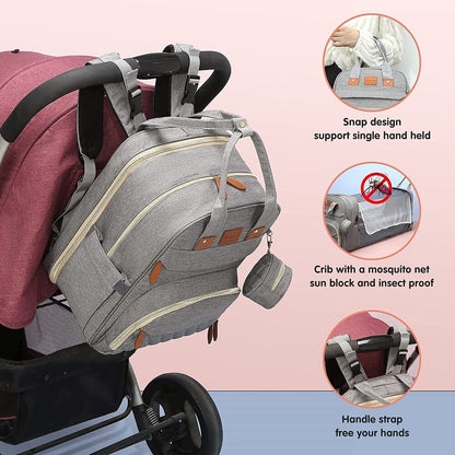Diaper Bag Backpack Baby Bed Travel Bag Charge Diaper Bag Backpack Bed 3 types