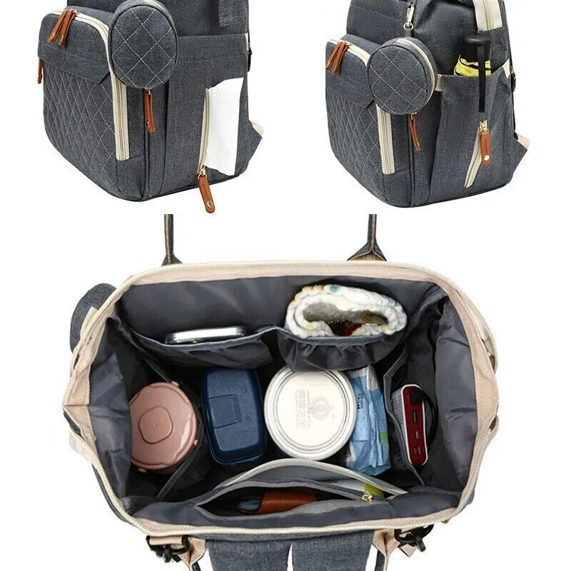 USB Mummy Bag Baby Care Mom Backpack Mummy Maternity Bag Baby Pregnant Bag