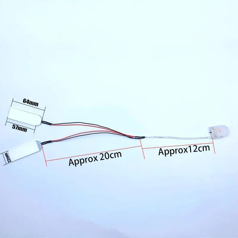 Flexible Bendable DIYLED Eye Light For Helmet Mask Eye Light Cosplay Accessories