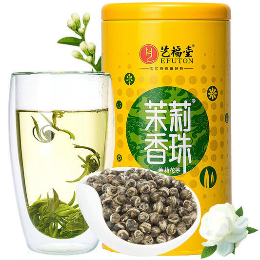 EFUTON Premium Jasmine Pearl Tea Green Tea Jasmine Dragon Balls Flower Tea 200g