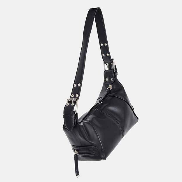 New Designer Elegant Underarm Bags Top PU Leather Women's Vintage Shoulder Bags
