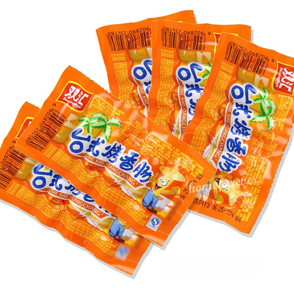 10 Bags Shuanghui Mini Hotdogs Chinese Snack 双汇台式烤香肠迷你热狗中国特产 10袋装