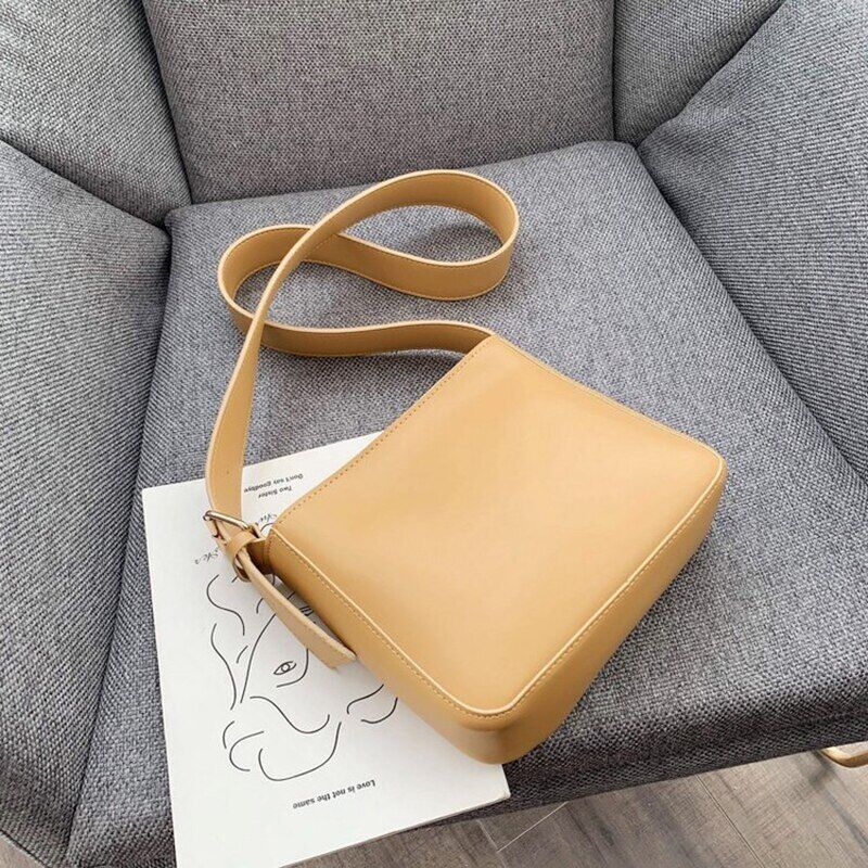 PU Leather Bucket Bags Women Crossbody Shoulder Bags Handbags Women's