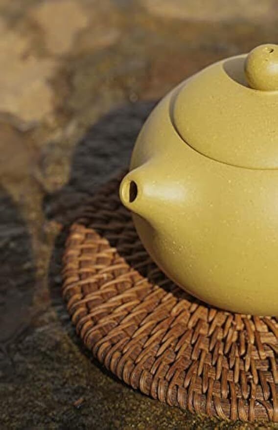 Yixing Zisha Clay Teapot 6.8oz Chinese Zisha Xishi Tea Pots Yellow Duan Mud