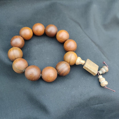 Green Sandalwood Buddhist Prayer Matching Mens Beaded Bracelets gift jewelry