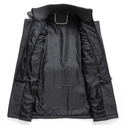 Men's Winter Wool Coat a Winter Thickening Coat High Quality Wool Coat Men