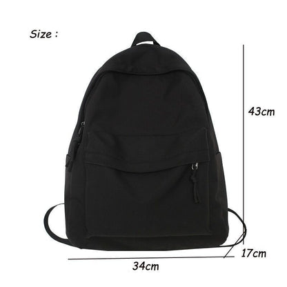 Woman School Backpack Man College Student Travel Schoolbag Teenage Girl Boy