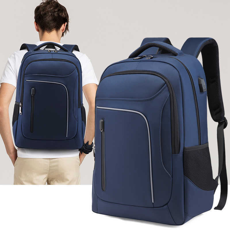 17 Inch Men Anti-Theft Laptop Backpack Waterproof Bag Work Travel School Bags