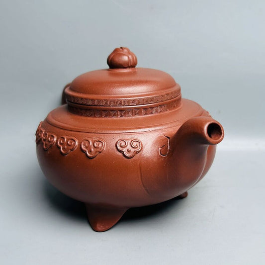 Vintage Chinese Yixing Purple Clay Teapot Zisha Ceremony Gift Teaware Exquisite