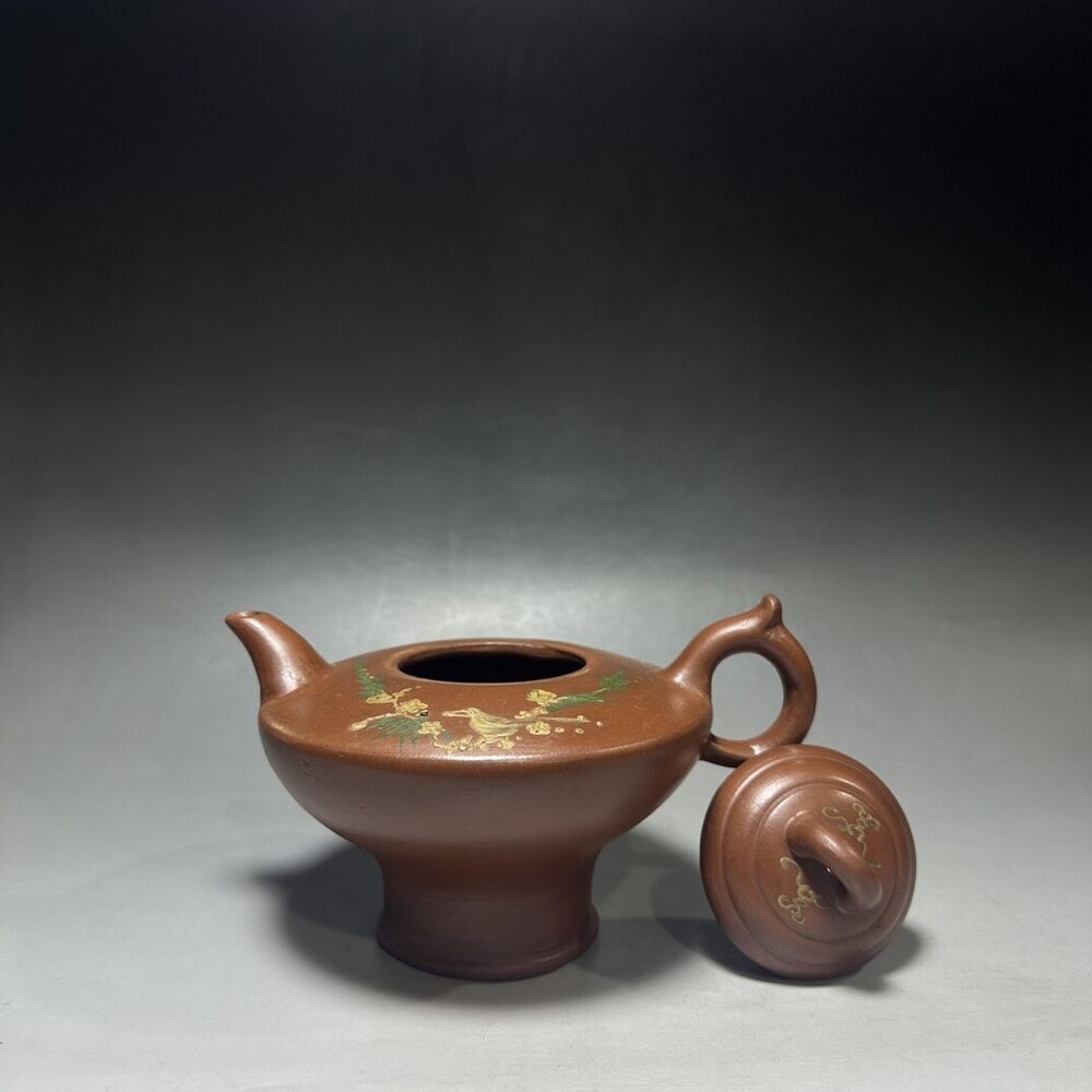 vintage chinese yixing purple clay teapot zisha ceremony teaware collection rare