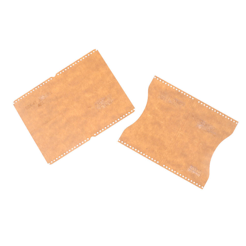 2pcs Acrylic Clear Craft Pattern Template Tool For Leather Wallet Bag-ca