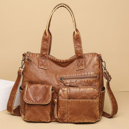 Bags Vintage Handbags Retro Large Tote Bags Shoulder Messenger Crossbody Bag 1PC