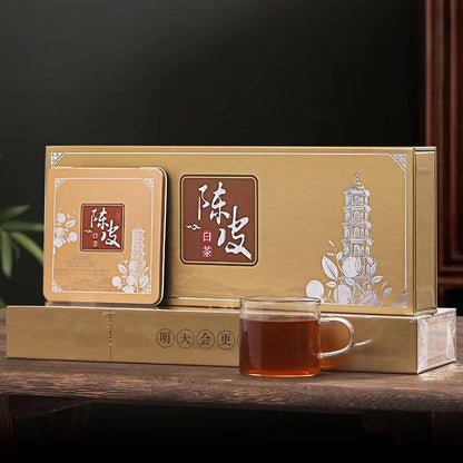 Tangerine Peel White Tea BrickFuding Old White Tea Portable Mini White Tea Brick