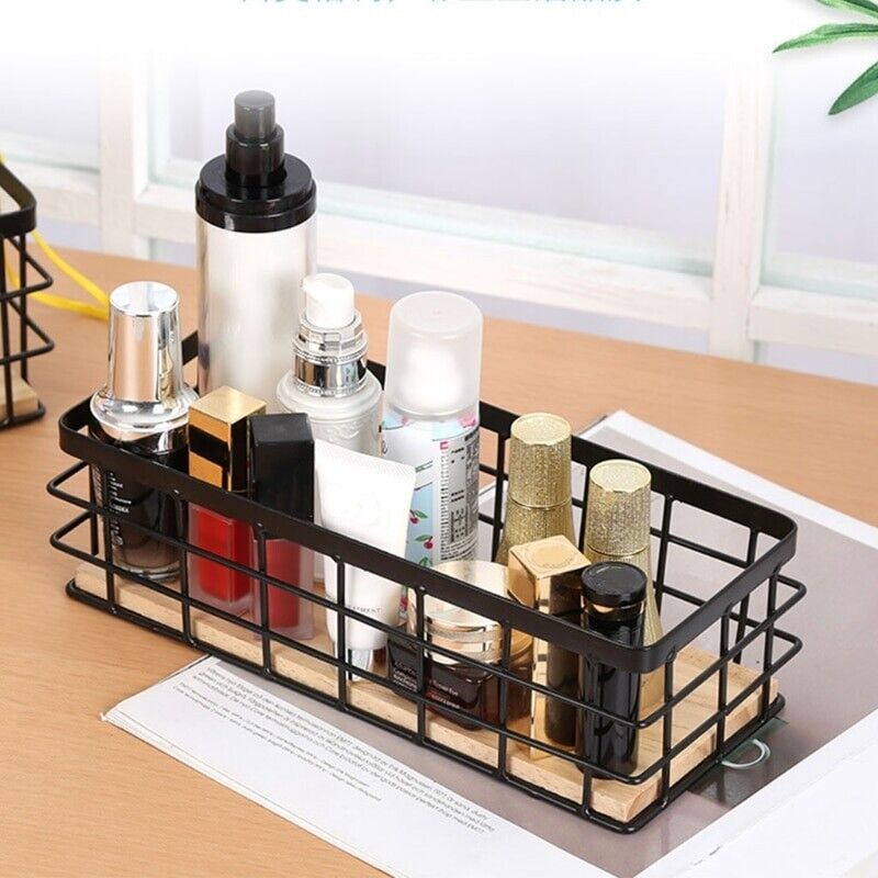 Metal Shelf 30cm Wall Spice Rack Holder Kitchen Pantry Storage Organiser Basket