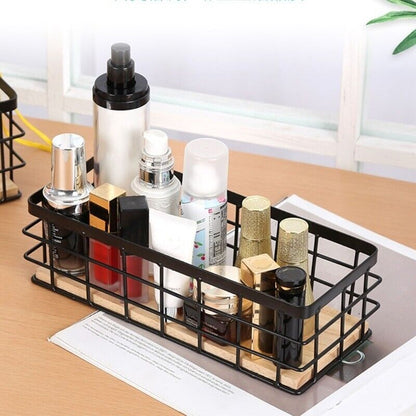 Metal Shelf 30cm Wall Spice Rack Holder Kitchen Pantry Storage Organiser Basket