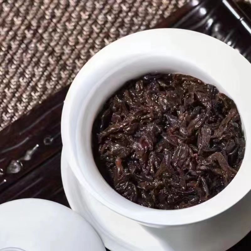 357g Yunnan Aged Pu-erh Ripe Tea Yu Shen Yuan Yushenyuan Cooked Puerh Tea Cake