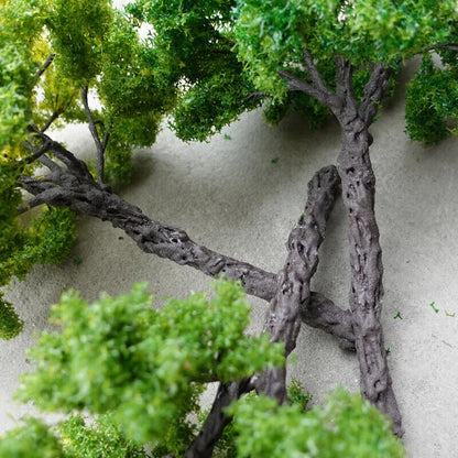 Tree Model 30cm Boutique G Scale Green Wire Military Sand Table Layout Materials