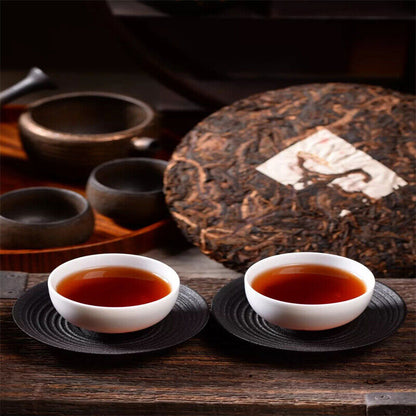 357g Dayi 7572 Shu Puer Chinese 100% Authentic Ripe Puerh Tea 2014 TAETEA