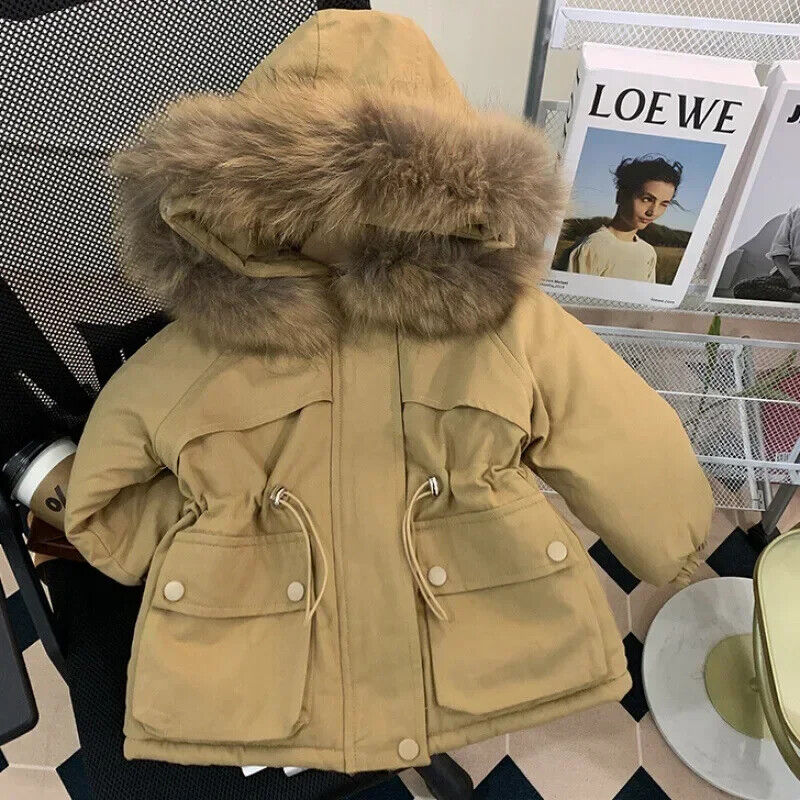 Winter Girl Jackets Baby Jacket Kids Thickened Parkas Children Girls Coat