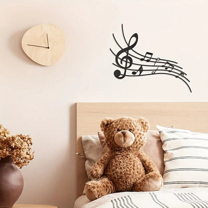 Musical Notes Sign Metal Music Wall Decor Modern Beautiful Music Notes Wall Deco
