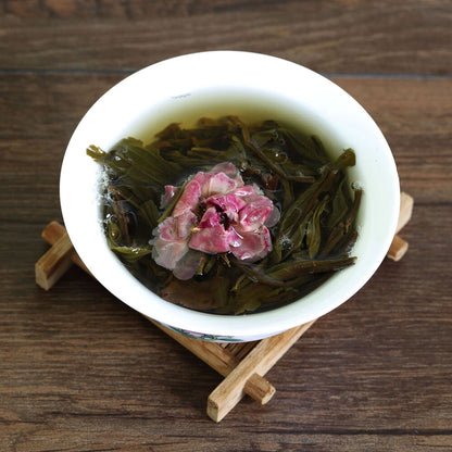 HELLOYOUNG 100g/3.52oz Red Rose Flower Bulang puer Pu'er Puerh Tea Raw Ball