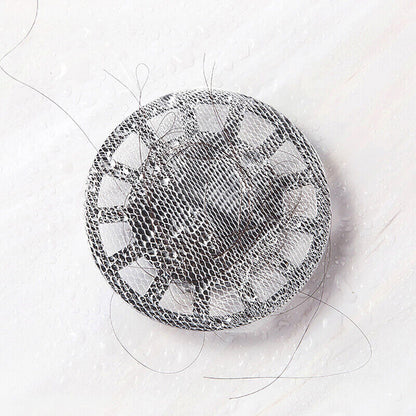 100pcs Bathroom Shower Drain Cover Net Bag Hair Prevent Filter Sink Strainers~