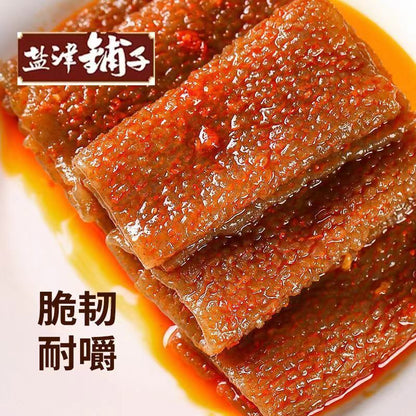 盐津铺子素毛肚香辣魔芋毛肚休闲零食 Yanjin Shop Vegetarian Maw Maw Spicy Konjac Maw Casual Snacks