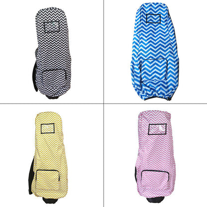 Golf Bag Rain Cover Foldable Golf Pole Bag Full Protector with Pocketor Canvas