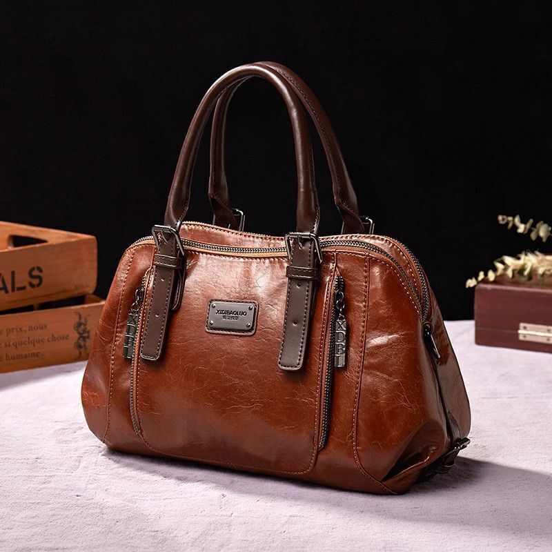 Shoulder Bag Messenger Luxury Handbag Leather Crossbody Polyester Baguette Shape