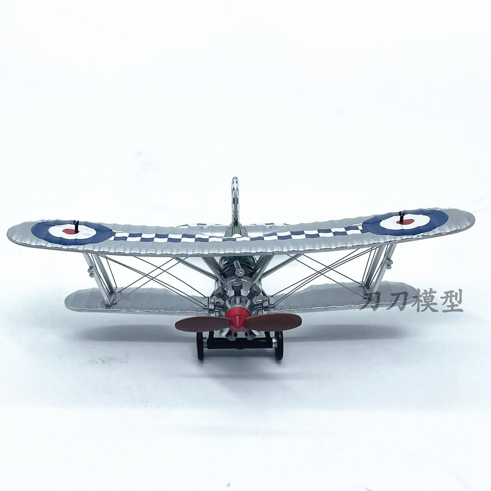 1:72 British Bristol Bulldog Biwing Fighter Alloy Aircraft Model Decoration