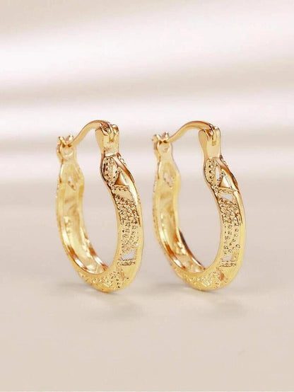 Aretes Argollas En Oro 10k Pendientes Joyerã­a Fina De Moda Regalos Para Mujer