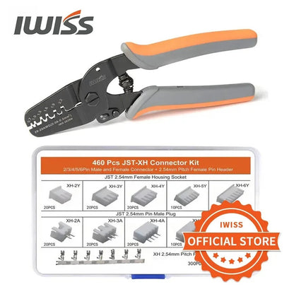 IWISS IWS-2820M Mini Micro Open Barrel Crimping Plier AWG28-20 Mini Hand Crimper