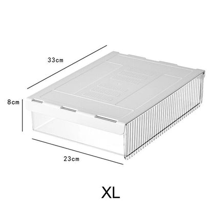 Storage Box Under Table Drawer Desk Stick Stand Hidden Stationery Pen Organizers
