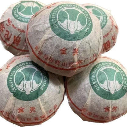 400g Aged Puerh Tuocha 2003 Yunnan Pu'er Raw Tea Golden Award Pu-erh Old Tuo Tea