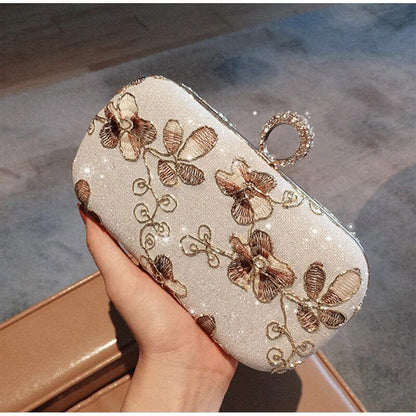 Handbags Women Bags Embroidery Women Evening Bag Wedding Bridal Shoulder Bag