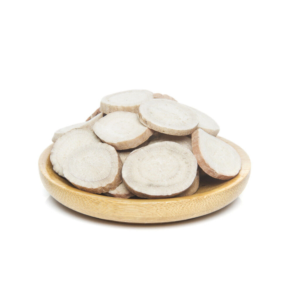Chinese Herb White Peony Root Paeonia lactiflora Baishao Slices 白芍片 100g-500g