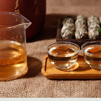 Mini Ball White Silver NeedleTee Yunnan Health Green Food Cha Pu-erh Tea Dragon-