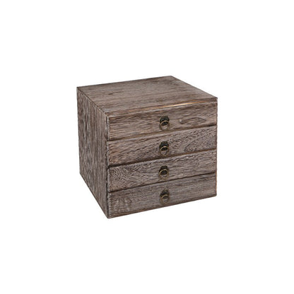 Multilayer Solid Wood Tea Box Tea Cake Storage Box Drawer Type Tea Cabinet Tea